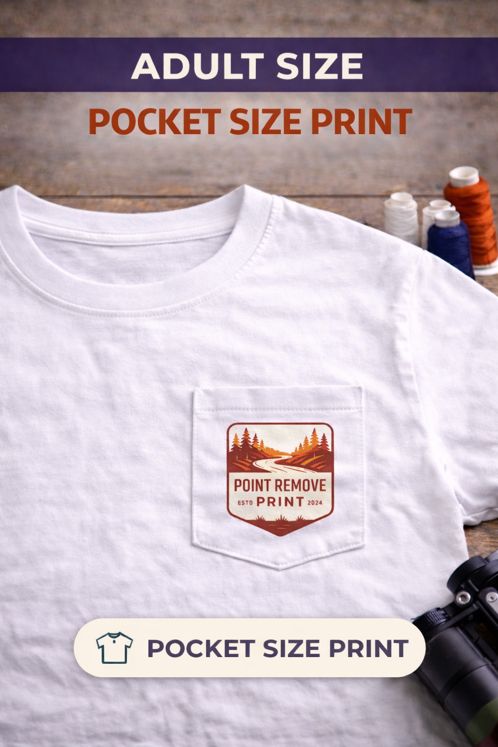 Adult Size DTF Print (Pocket)
